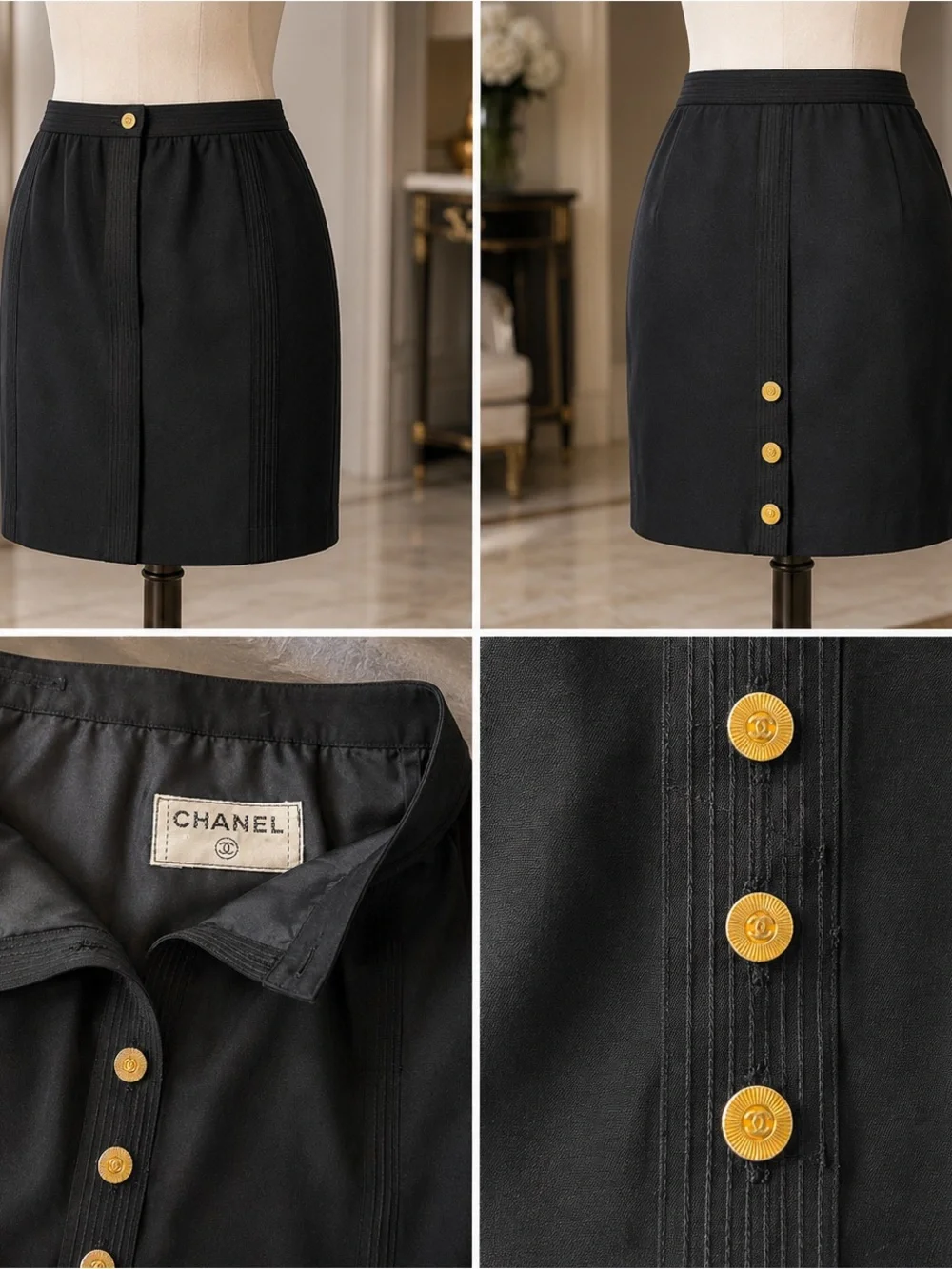 CHANEL elegant black